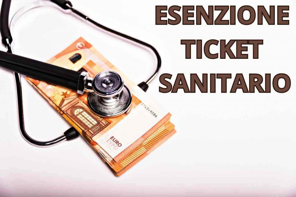 esenzione ticket sanitario 2024