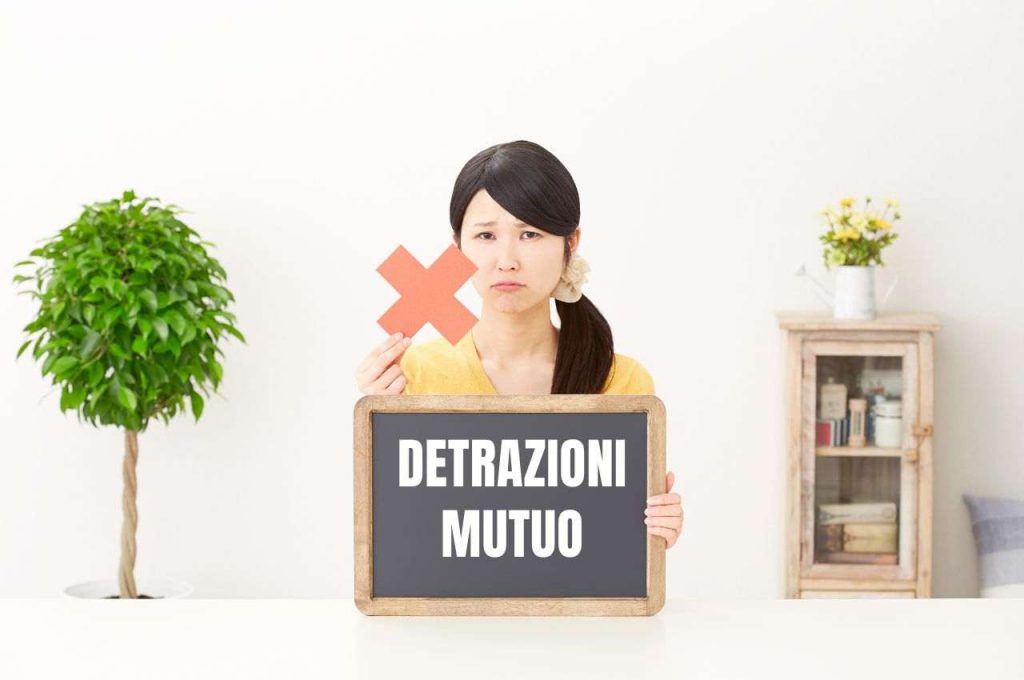 Stop alle detrazioni mutuo in questo caso