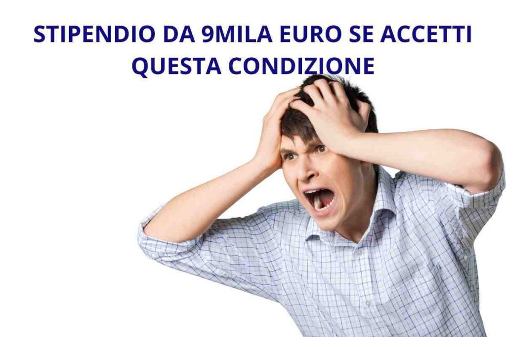 Stipendio pari a 9mila euro